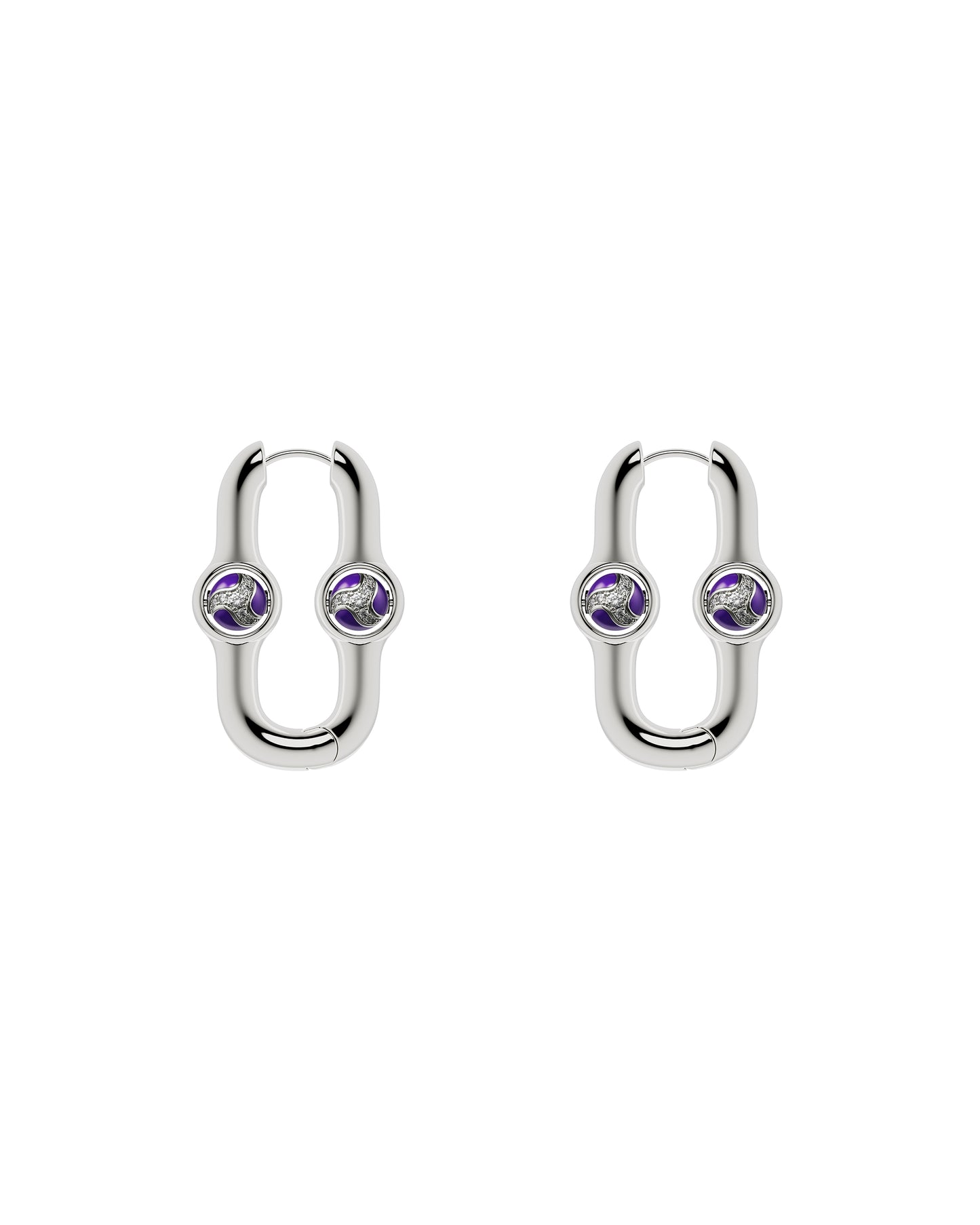 Gate Of Joy Earrings Purple Small