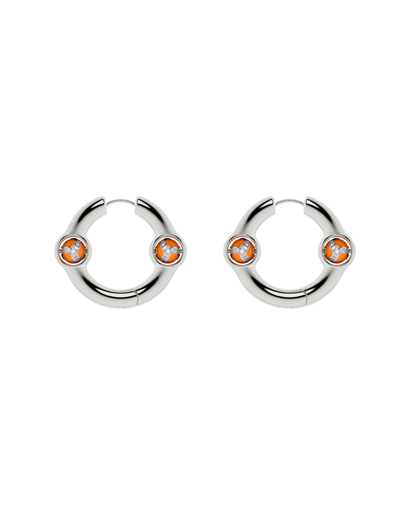 Portal Of Joy Earrings Orange Small