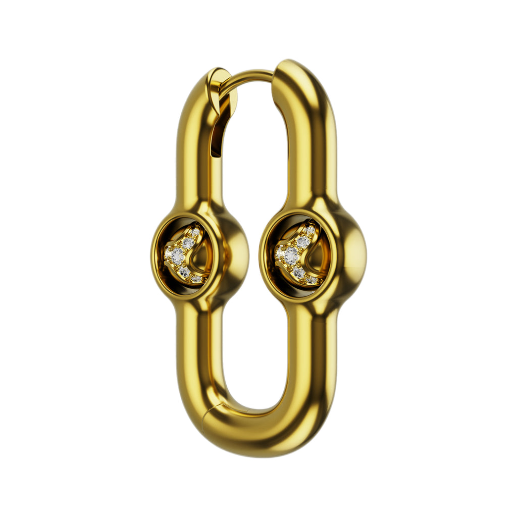 Gate Of Joy Earrings Gold Small