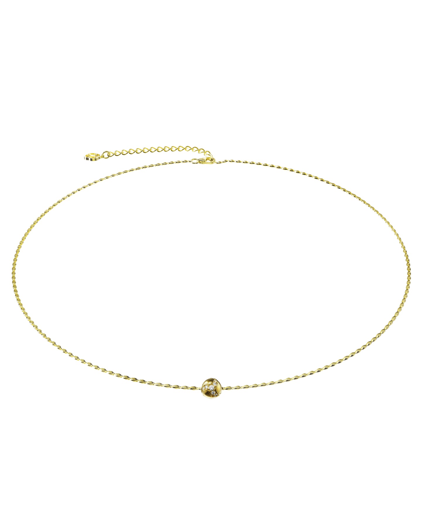 111 Dragon Ball Necklace Gold