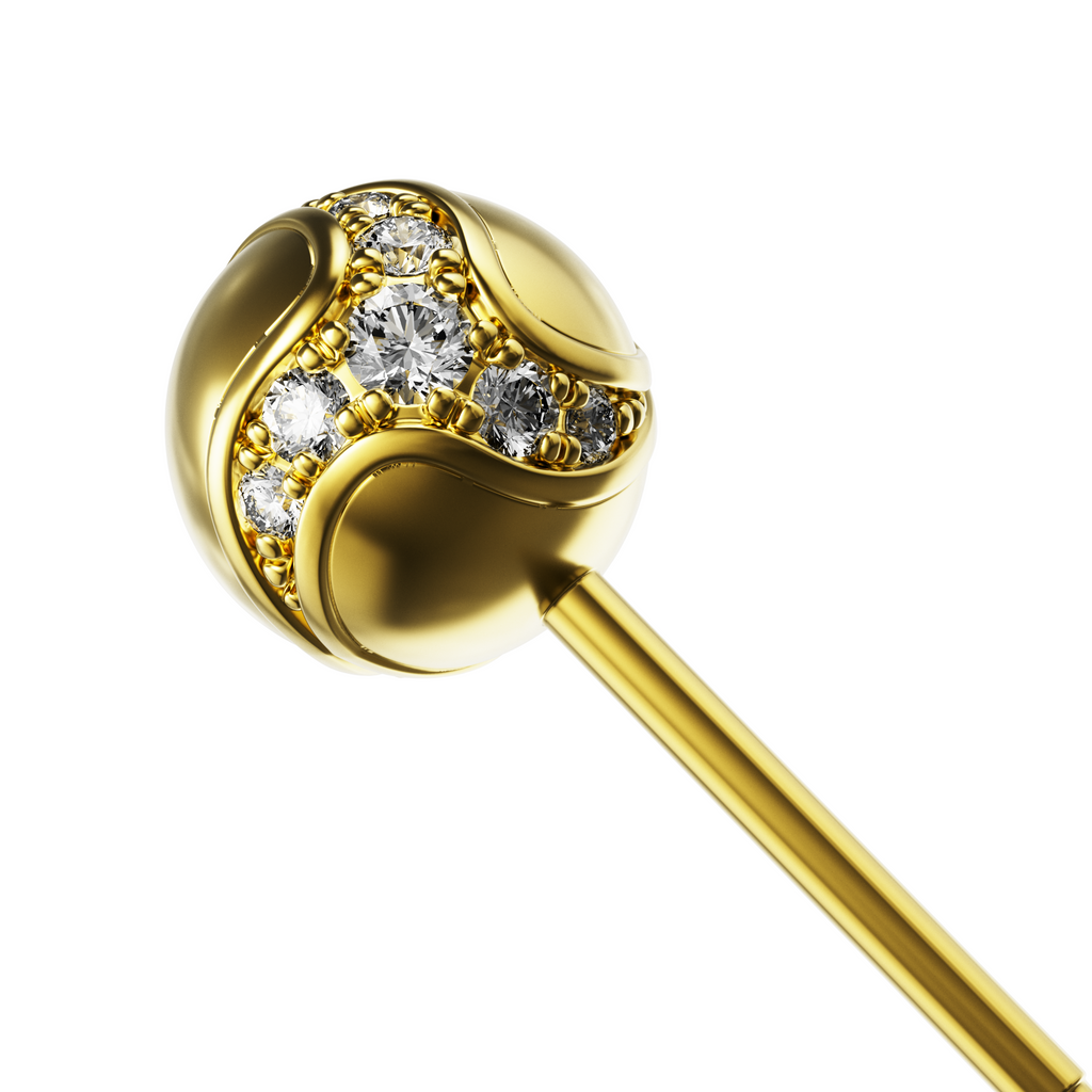 Dragon Ball Ear Stud Gold