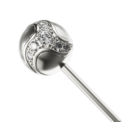 Dragon Ball Ear Stud Silver