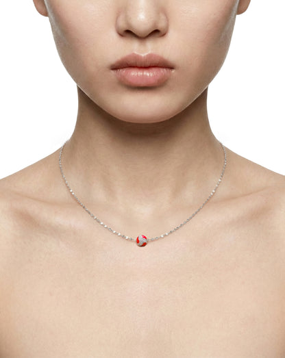 111 Dragon Ball Necklace — Red