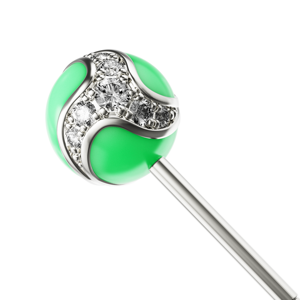 Dragon Ball Ear Stud Green