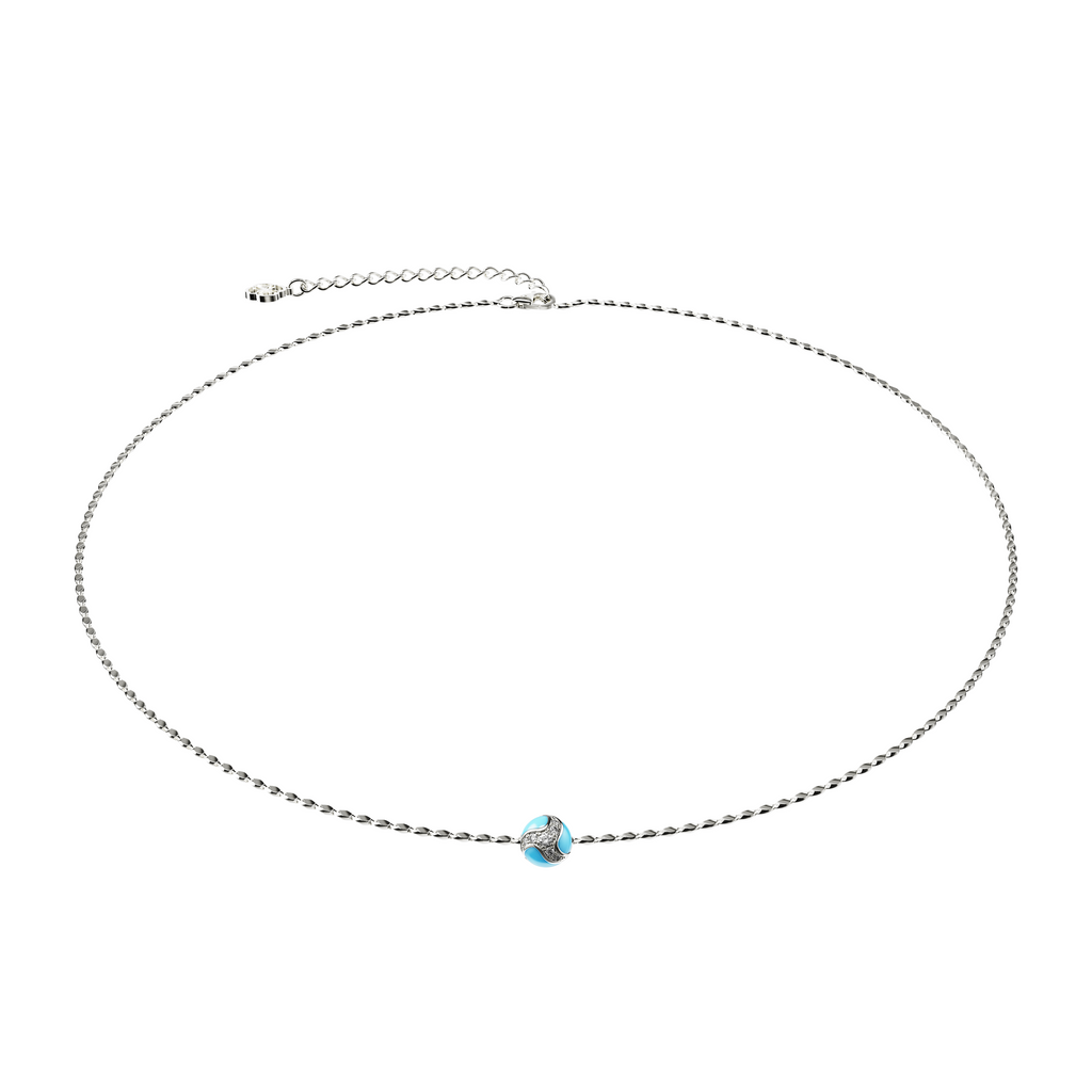 111 Dragon Ball Necklace Blue