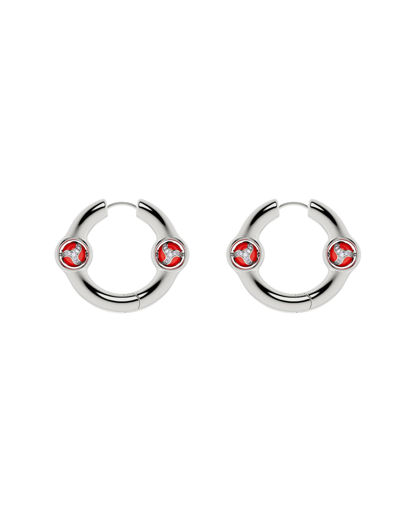 Portal Of Joy Earrings Red Small