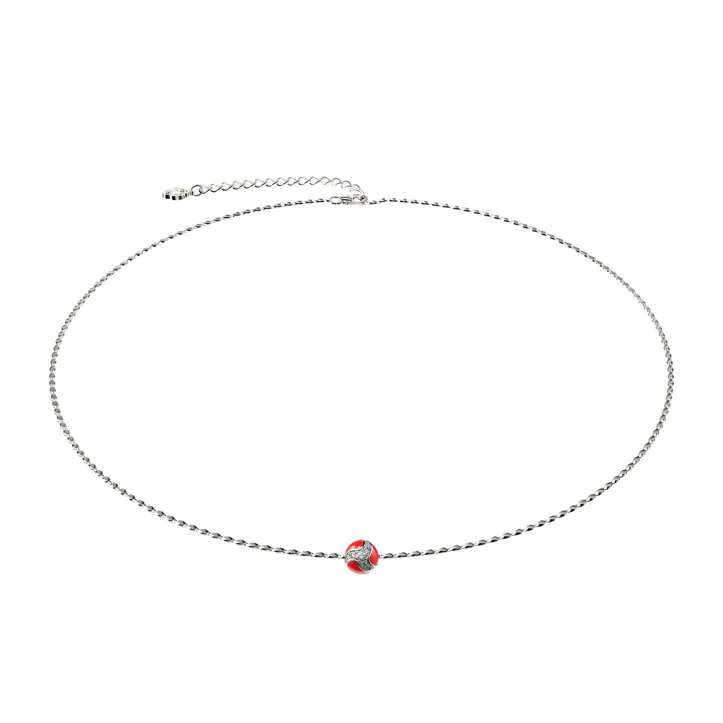 111 Dragon Ball Necklace Red