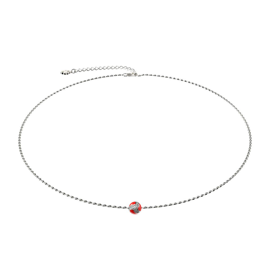 111 Dragon Ball Necklace Red