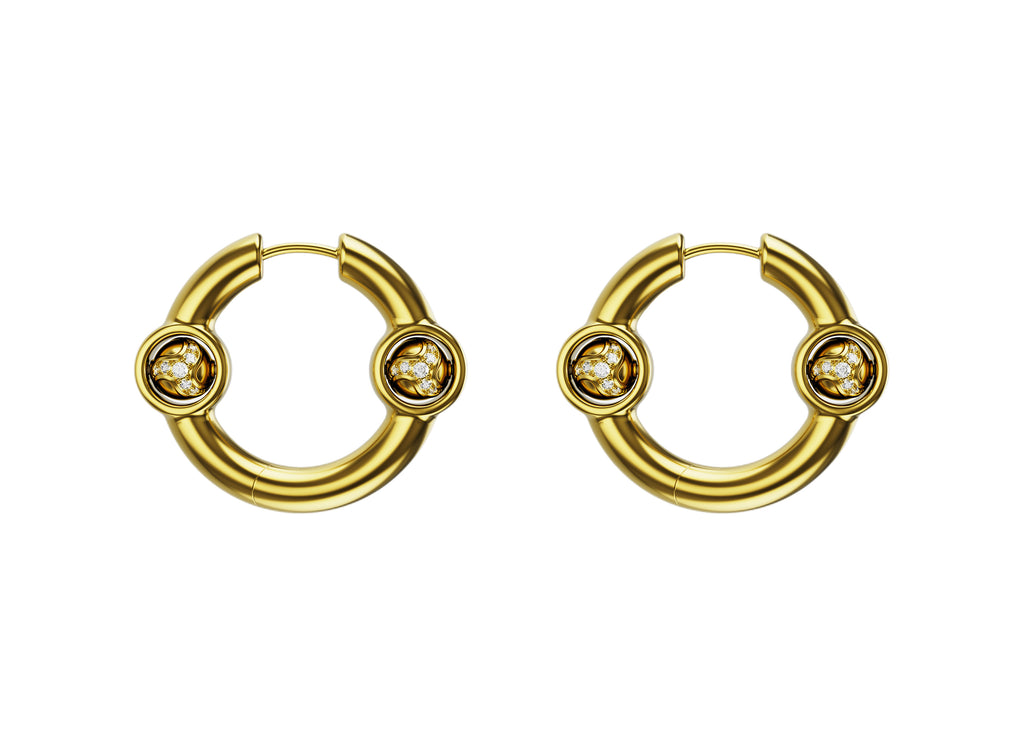 Portal Of Joy Earrings Gold Small