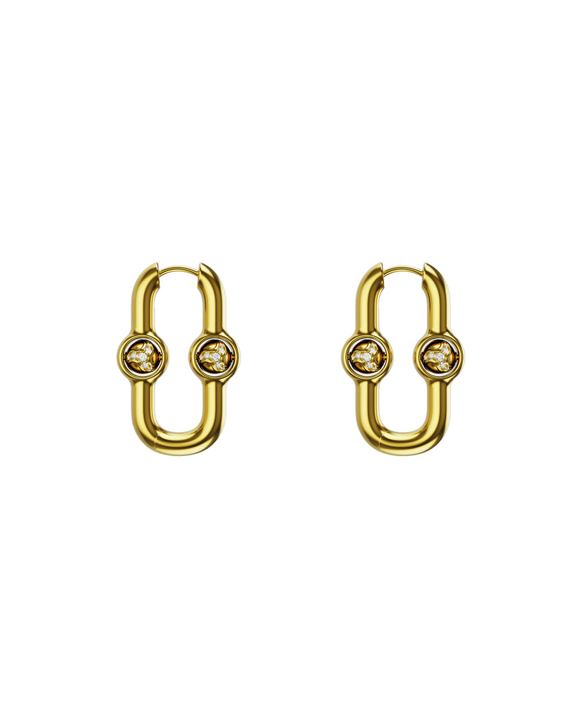 Gate Of Joy Earrings Gold Small