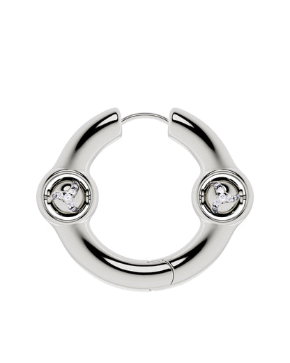 Portal Of Joy Earrings — Silver — Large