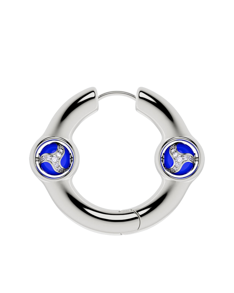 Portal Of Joy Earrings — Indigo — Large