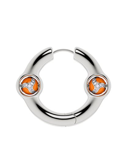 Portal Of Joy Earrings — Orange — Large