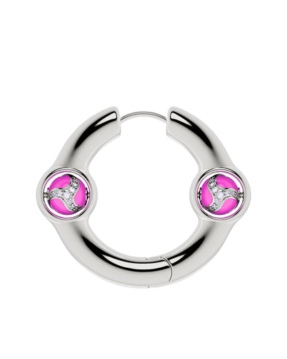 Portal Of Joy Earrings — Pink — Large