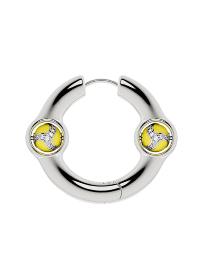 Portal Of Joy Earrings — Yellow — Large