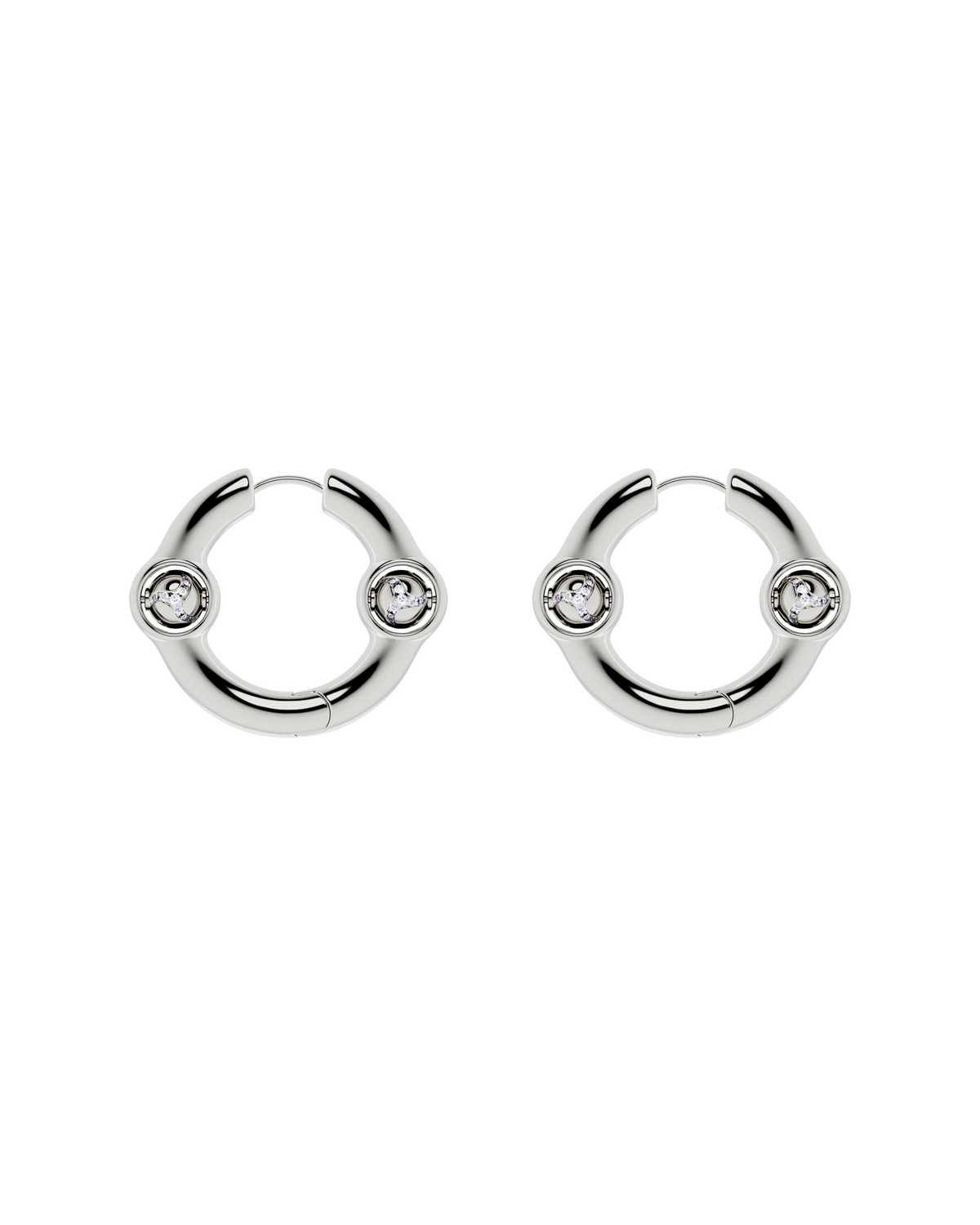 Portal Of Joy Earrings Silver_small_front_2