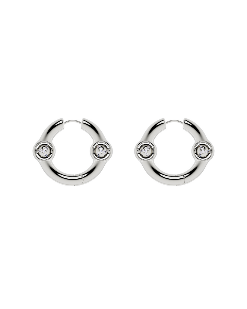 Portal Of Joy Earrings Silver_small_front_2