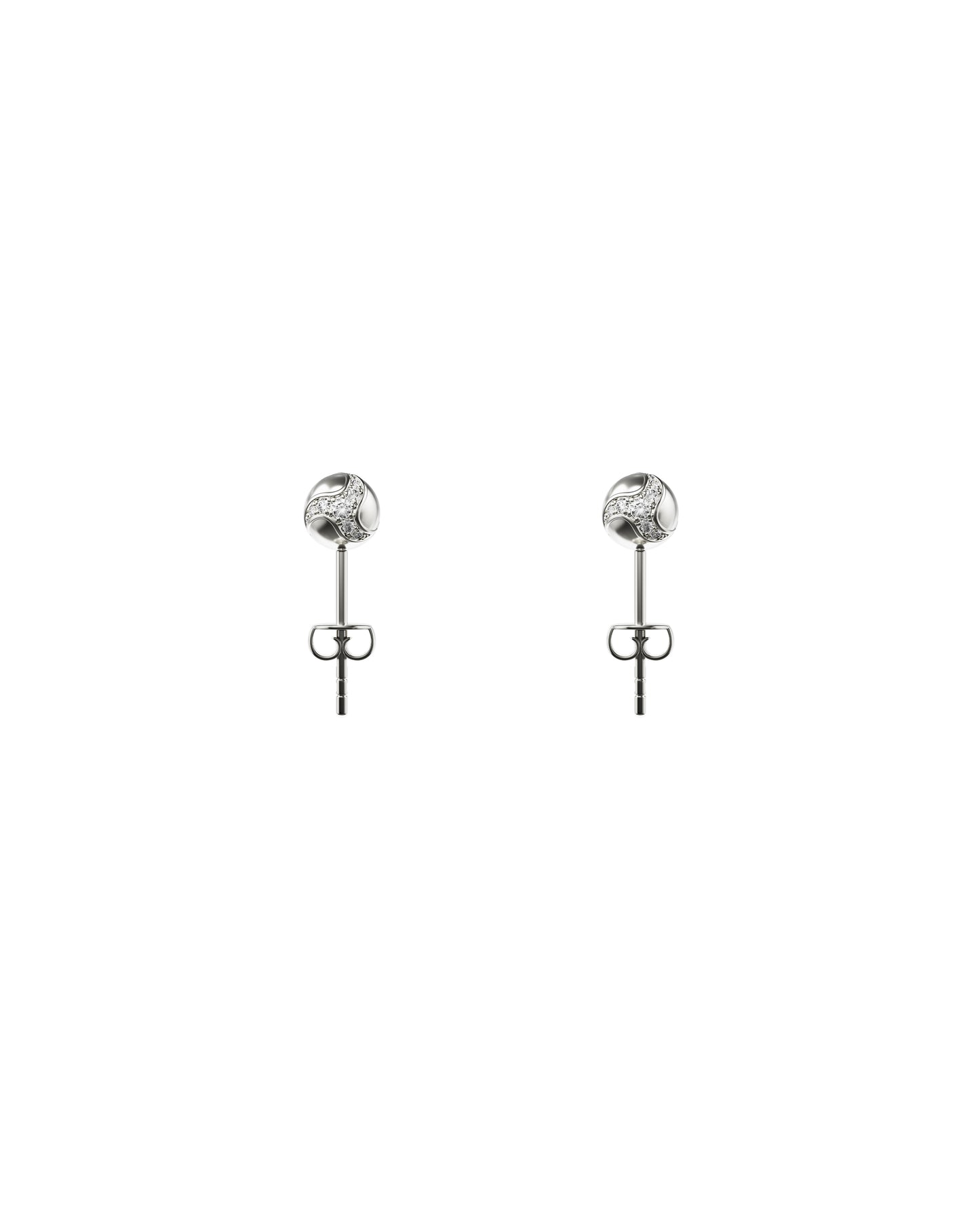 Dragon Ball Ear Stud Silver
