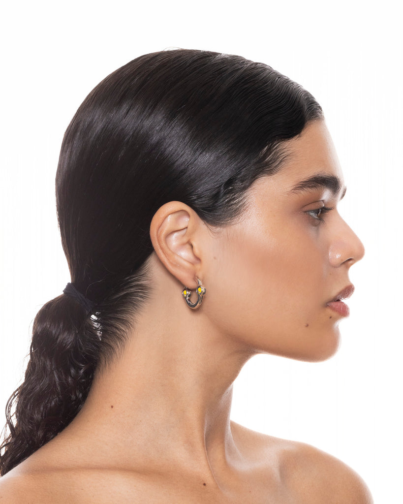 Portal Of Joy Earrings Yellow Small