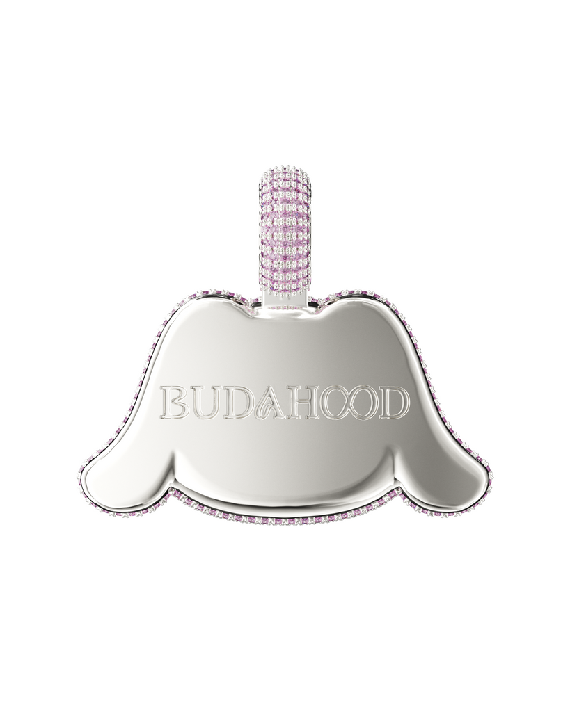 Drip Buda Pendant — Pink — Medium