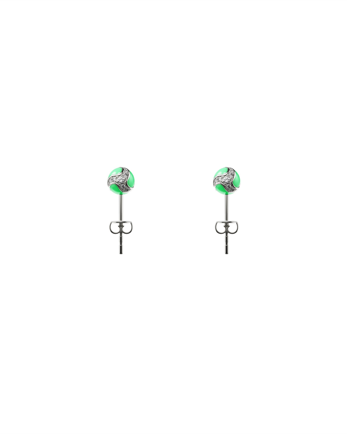 Dragon Ball Ear Stud — Green — One Size
