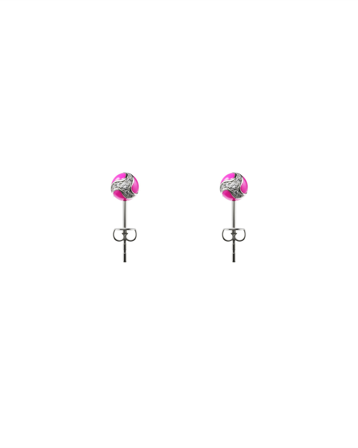 Dragon Ball Ear Stud — Pink — One Size