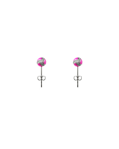 Dragon Ball Ear Stud — Pink — One Size