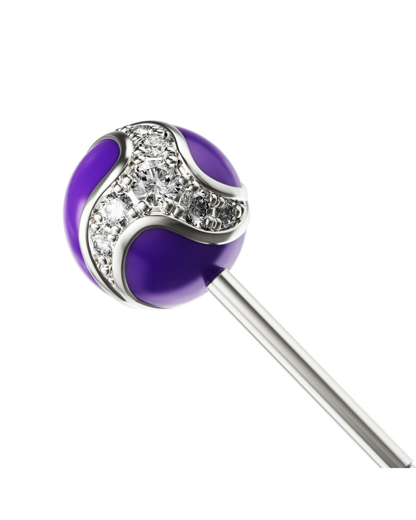 Dragon Ball Ear Stud Purple