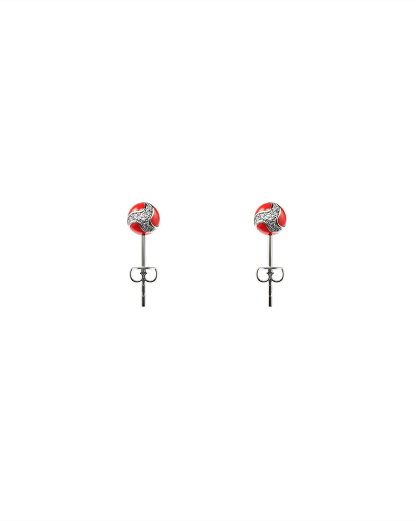 Dragon Ball Ear Stud — Red — One Size