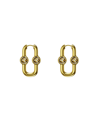 Gate Of Joy Earrings — Gold — Small