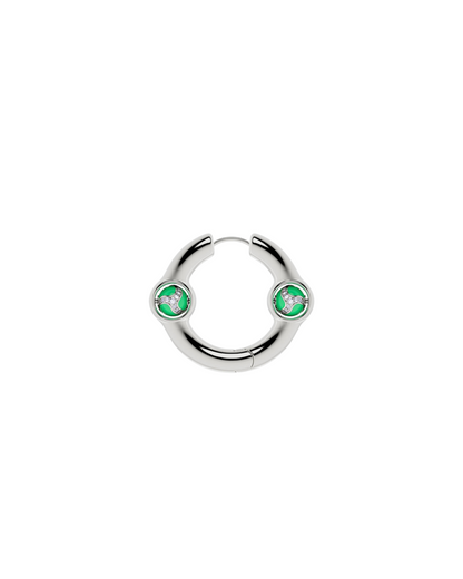 Portal Of Joy Earrings — Green — Small