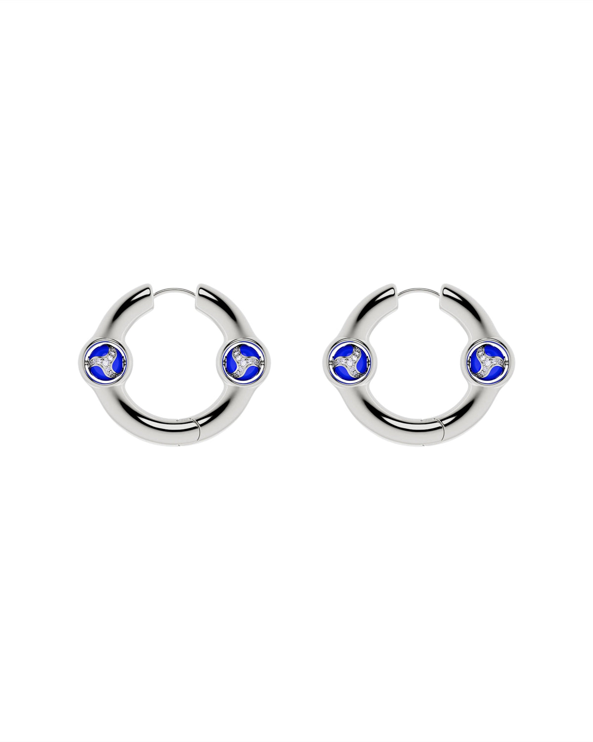Portal Of Joy Earrings — Indigo — Small