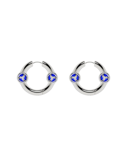 Portal Of Joy Earrings — Indigo — Small