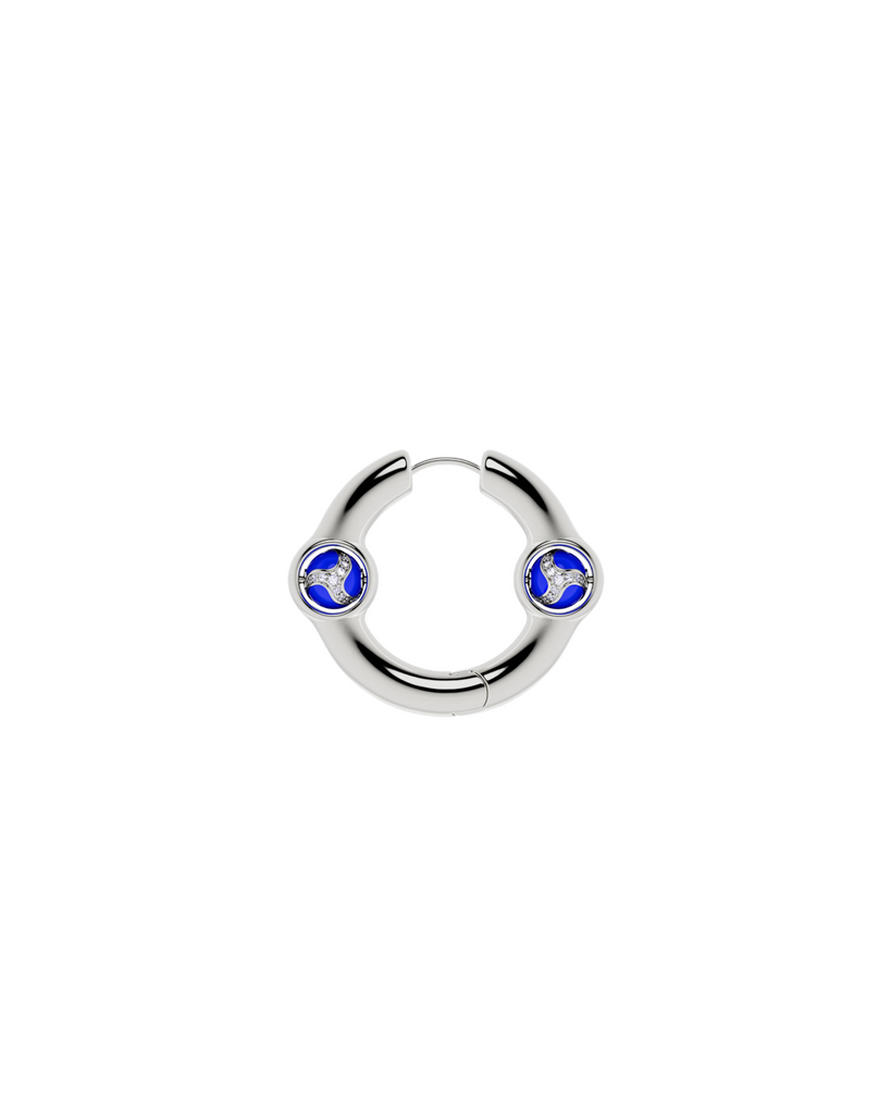 Portal Of Joy Earrings — Indigo — Small