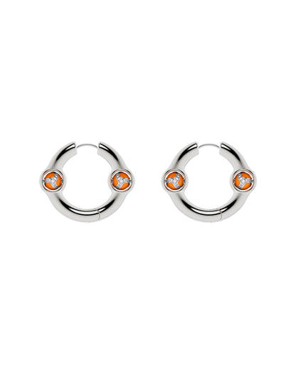 Portal Of Joy Earrings — Orange — Small