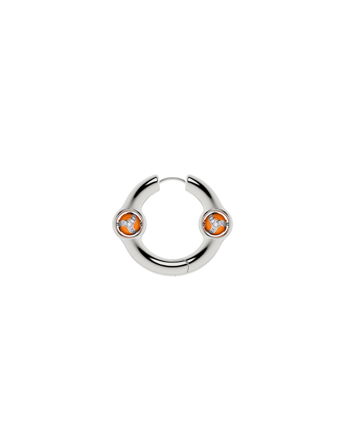 Portal Of Joy Earrings — Orange — Small