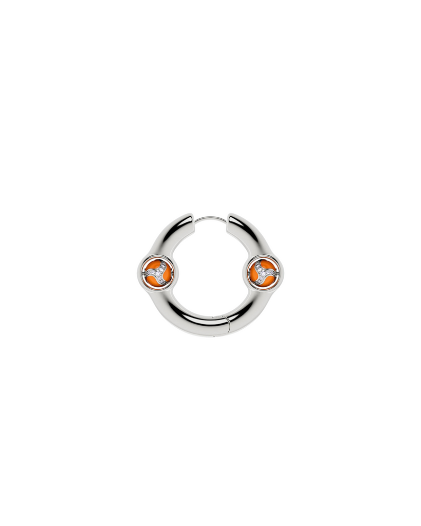 Portal Of Joy Earrings — Orange — Small