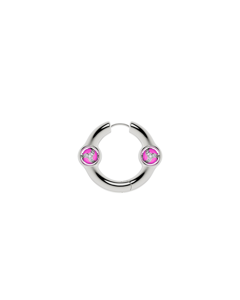 Portal Of Joy Earrings — Pink — Small