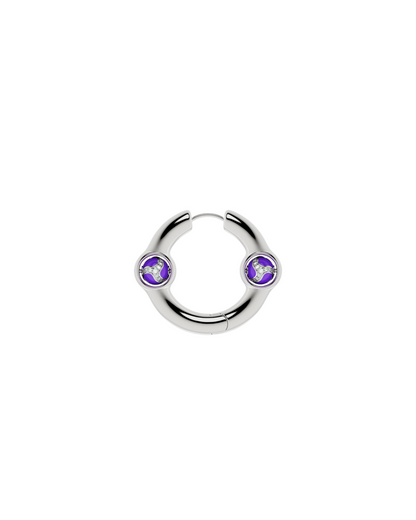Portal Of Joy Earrings — Purple — Small