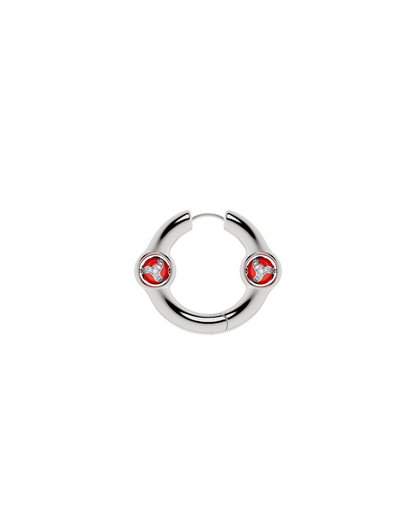 Portal Of Joy Earrings — Red — Small