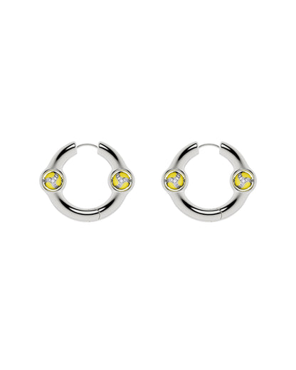 Portal Of Joy Earrings — Yellow — Small