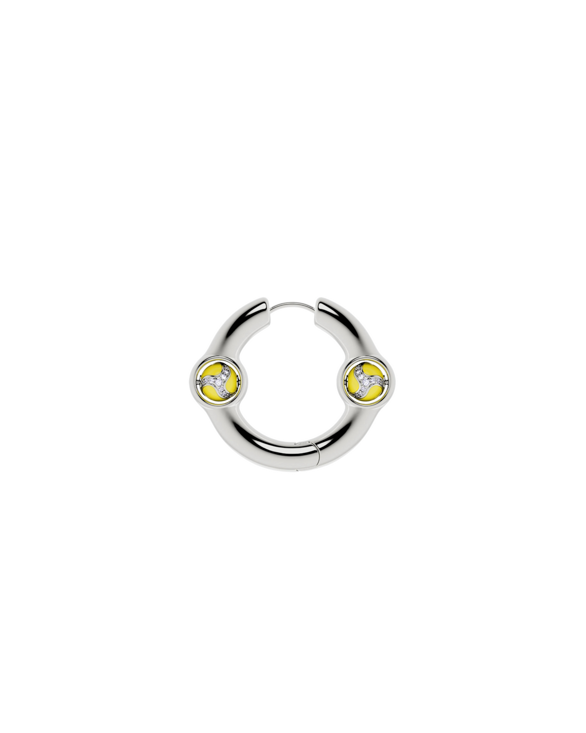 Portal Of Joy Earrings — Yellow — Small