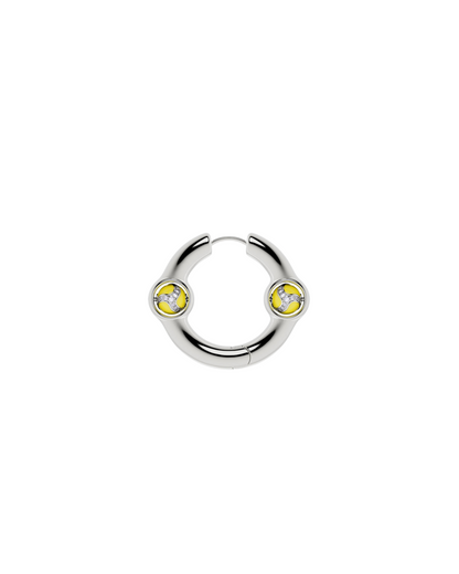 Portal Of Joy Earrings — Yellow — Small
