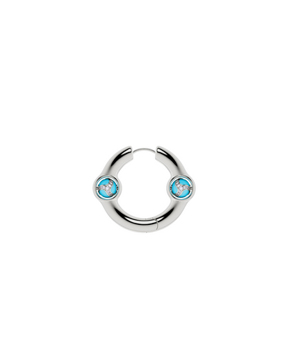 Portal Of Joy Earrings — Blue — Small