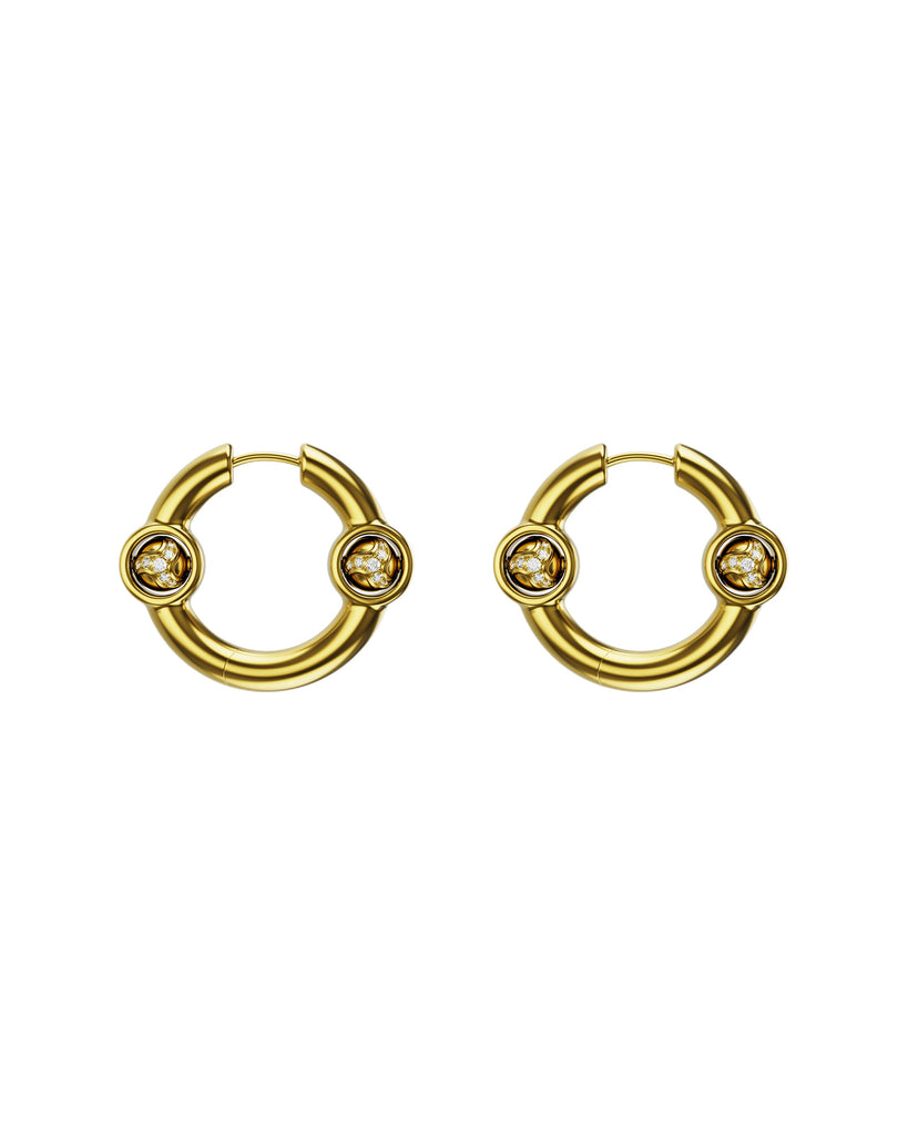 Portal Of Joy Earrings Gold Small
