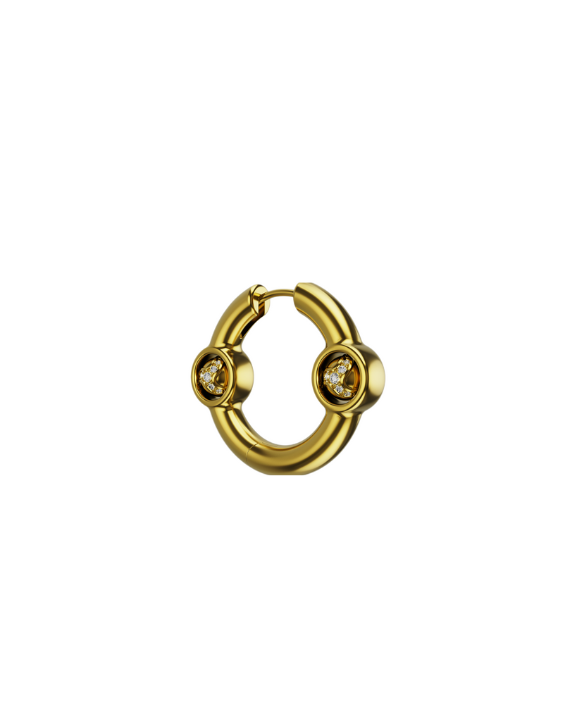 Portal Of Joy Earrings — Gold — Small