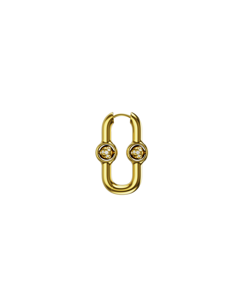 Gate Of Joy Earrings — Gold — Small