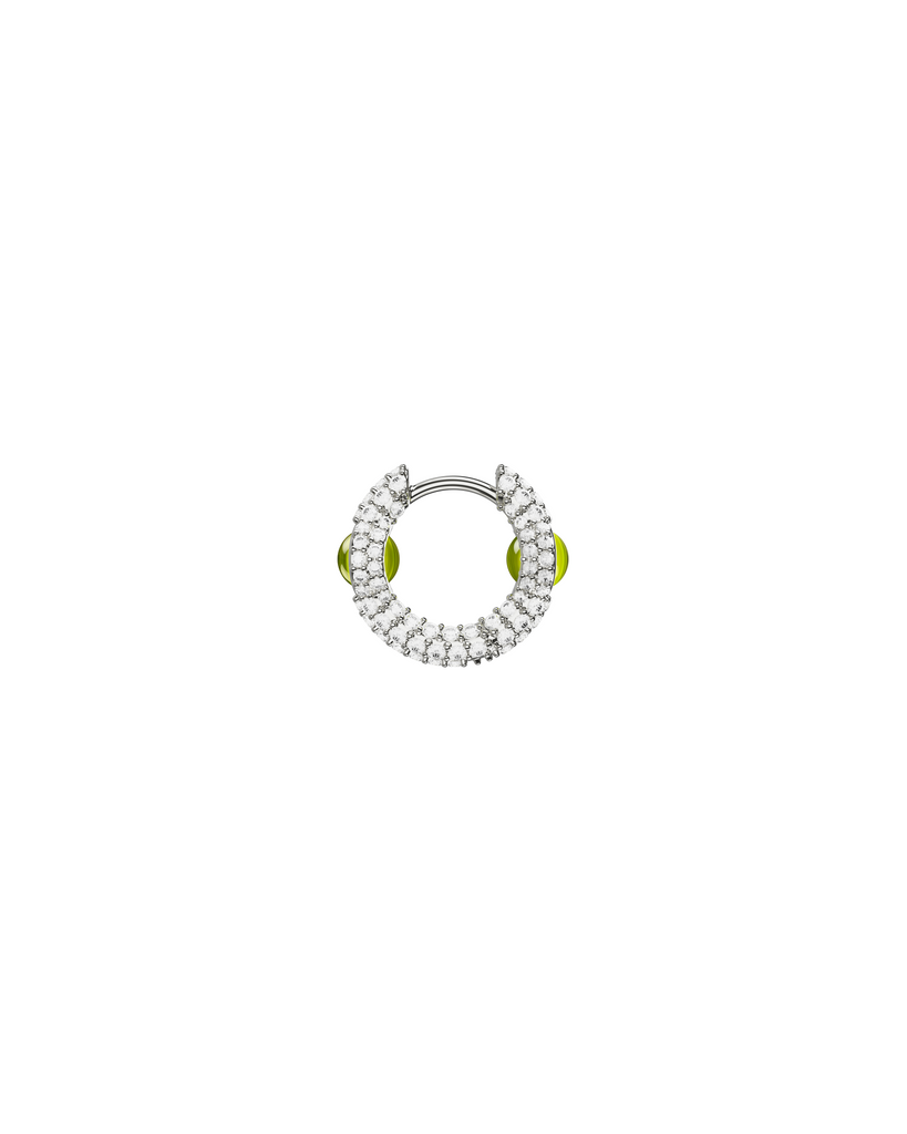 Mini Drip Portal Of Joy Earrings Peridot