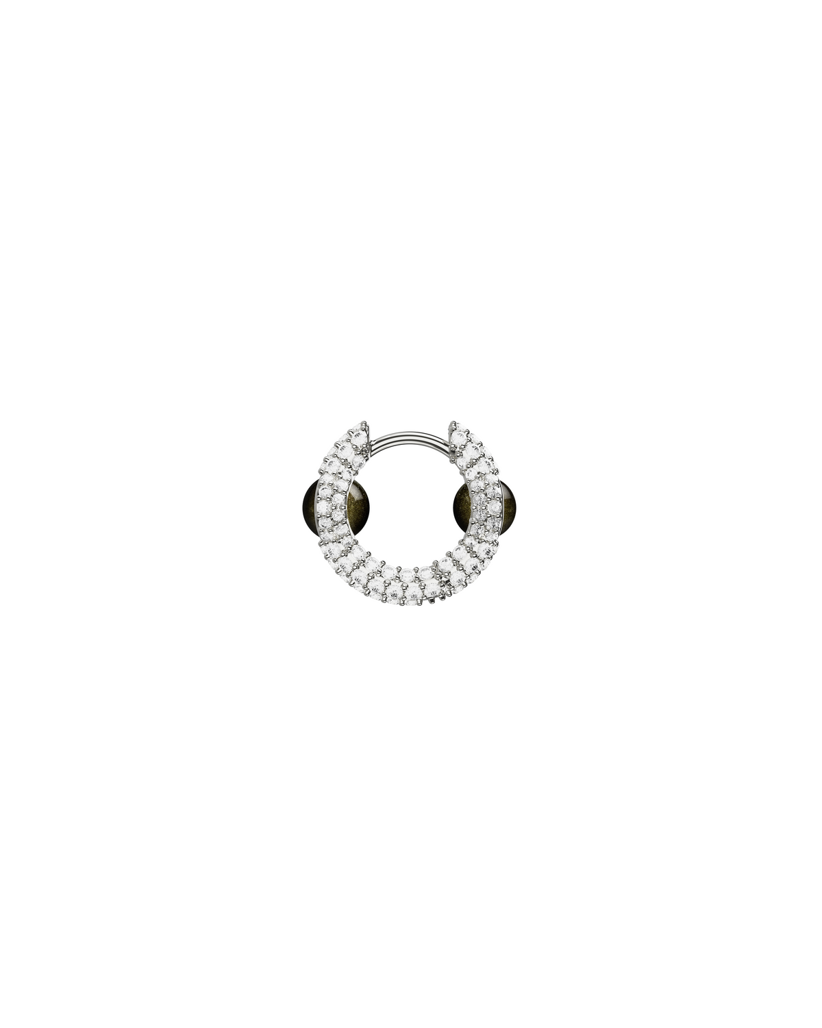 Mini Drip Portal Of Joy Earrings Obsdian