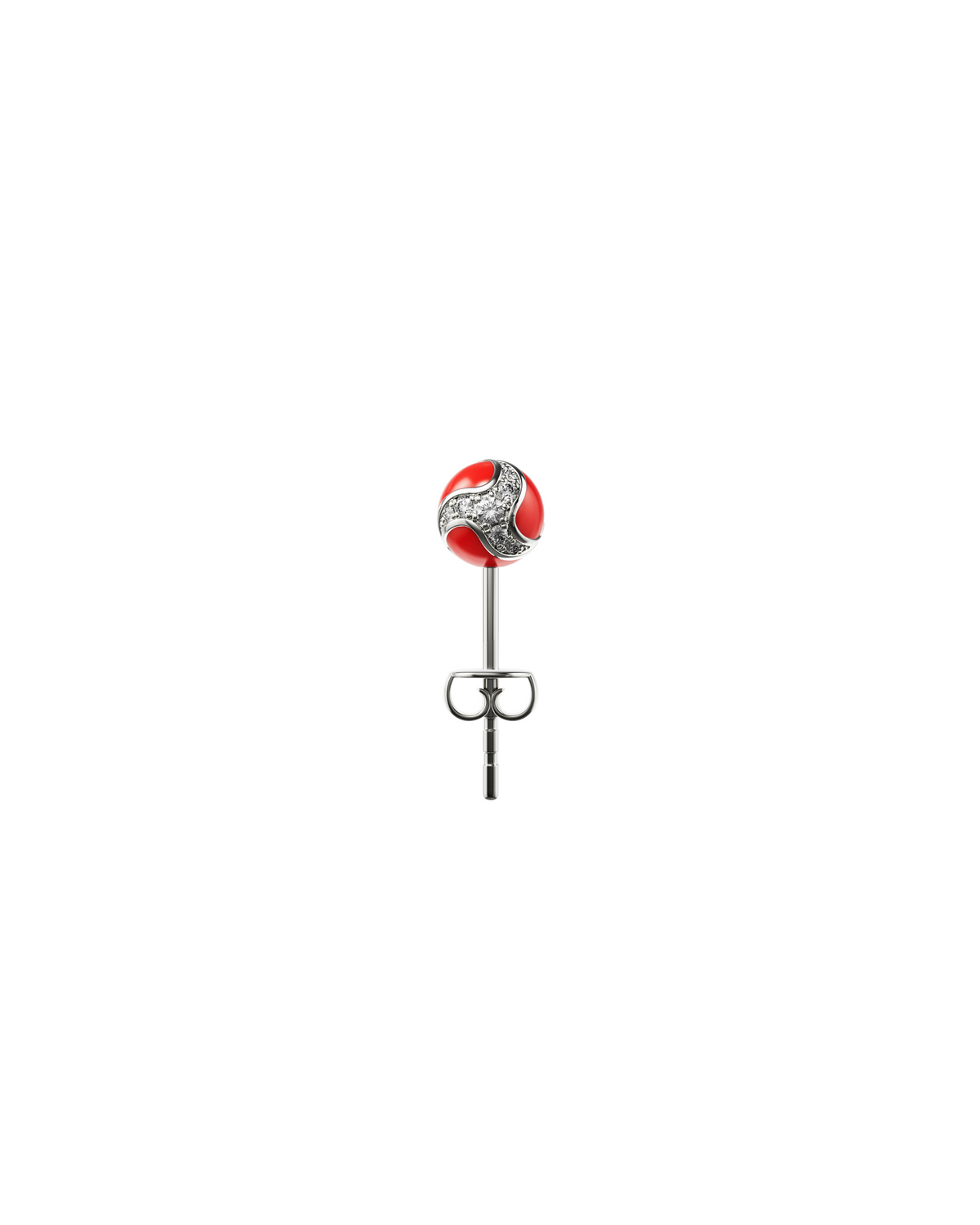Dragon Ball Ear Stud Red
